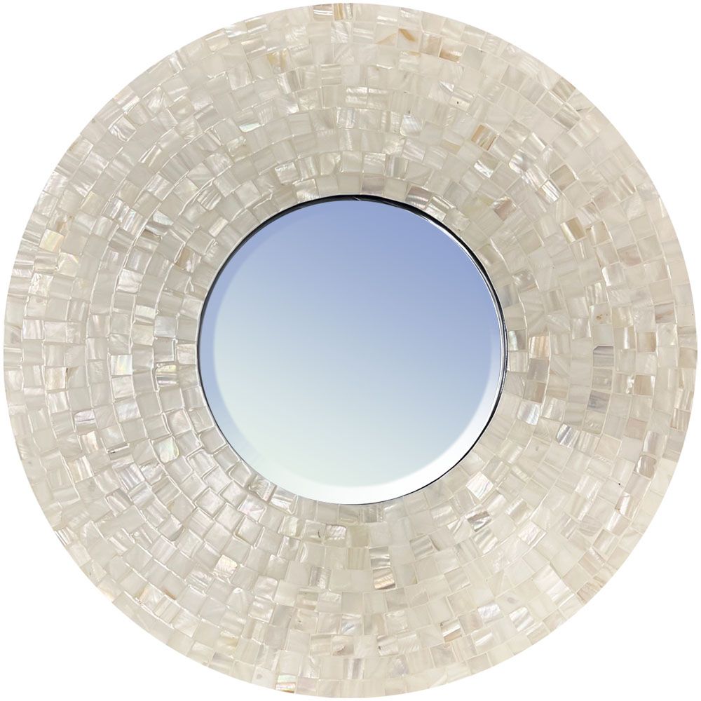 Bianca Moderno Mother of Pearl Framed Mirror