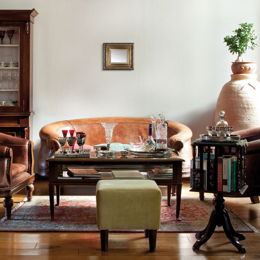 Baroque Antique Gold Framed Mirror