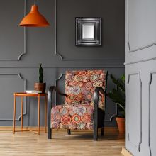 Regency Silver Framed Mirror