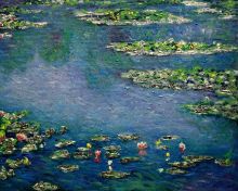 Water Lilies (silver and gold) Luxury Line