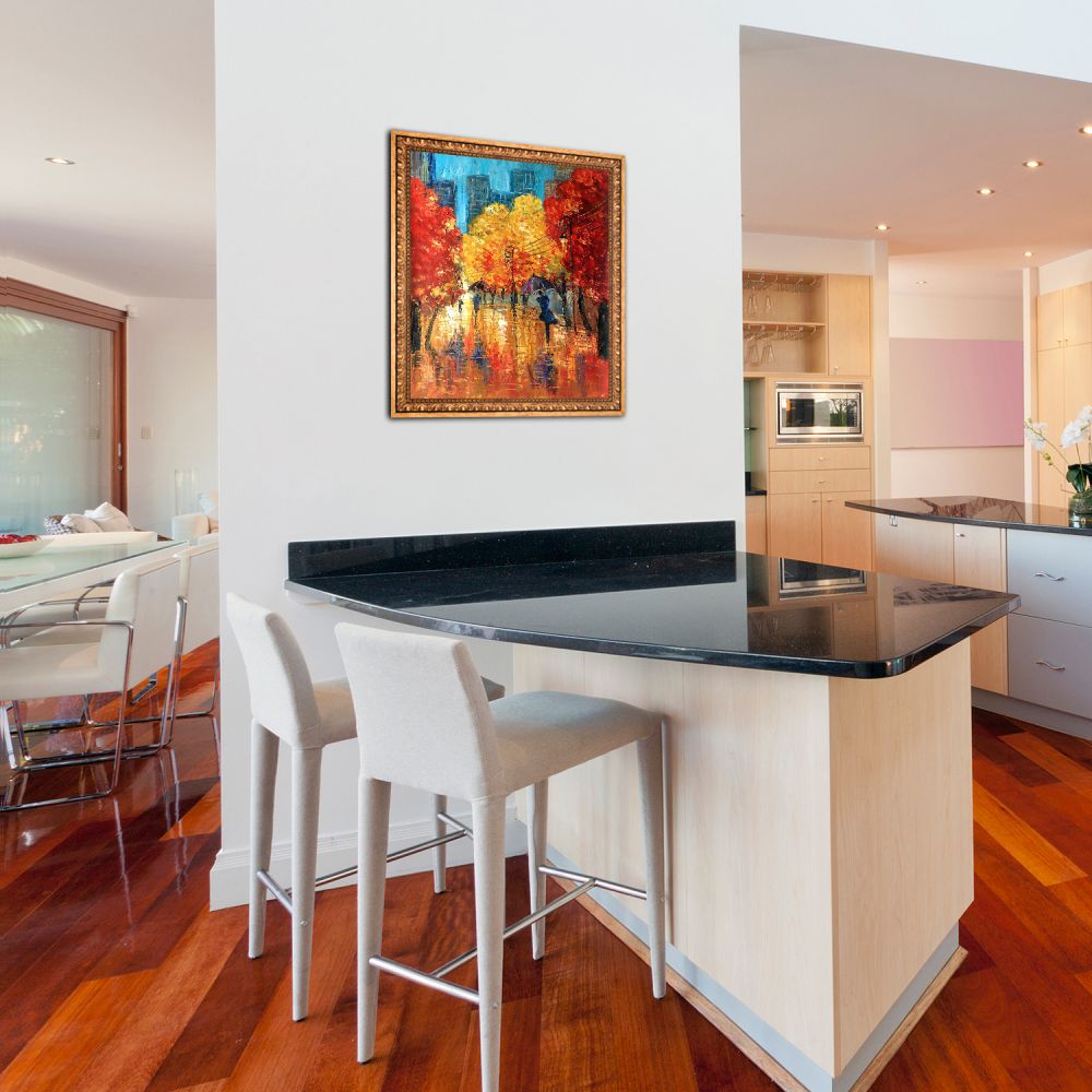 Autumn (Umbrellas) Reproduction