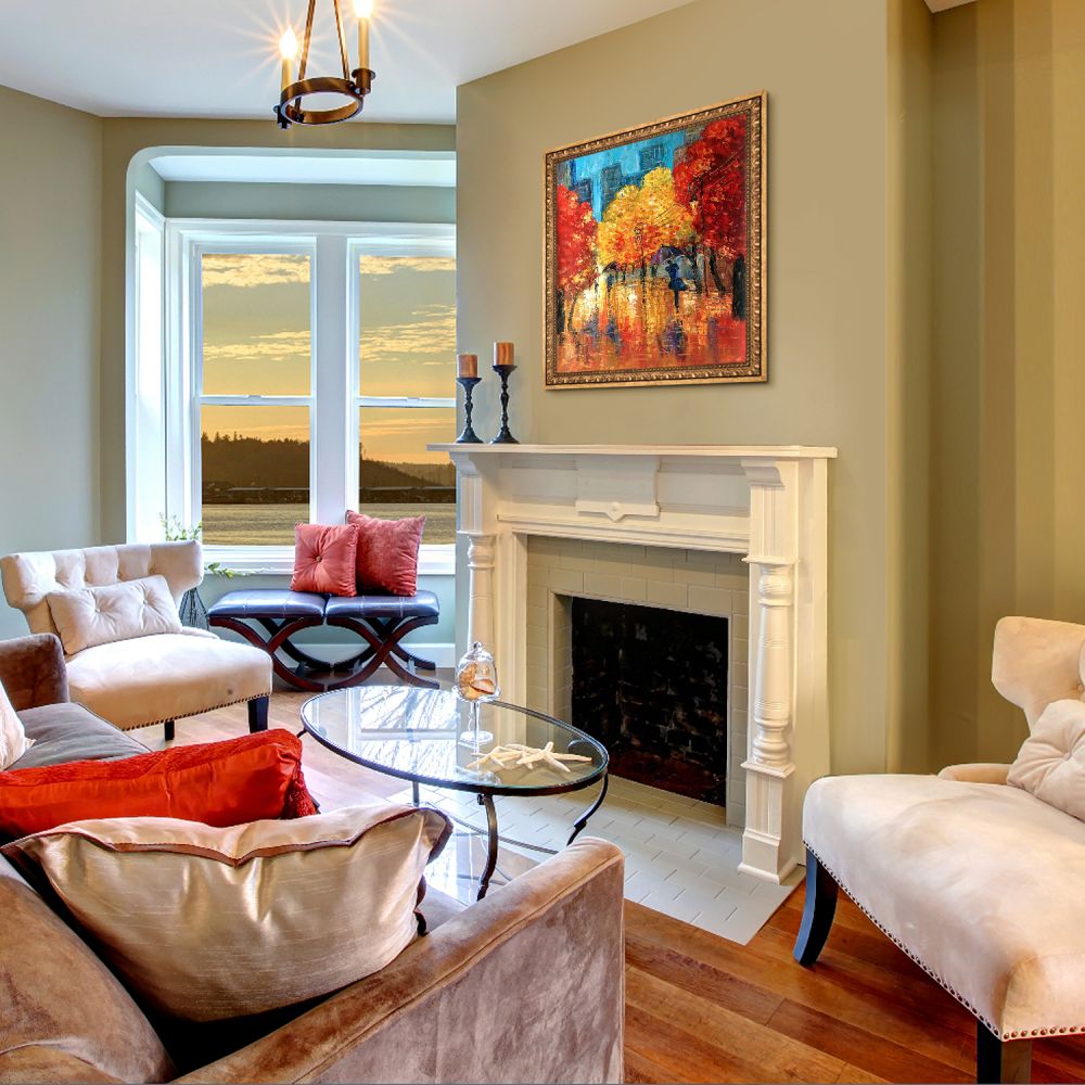 Autumn (Umbrellas) Reproduction