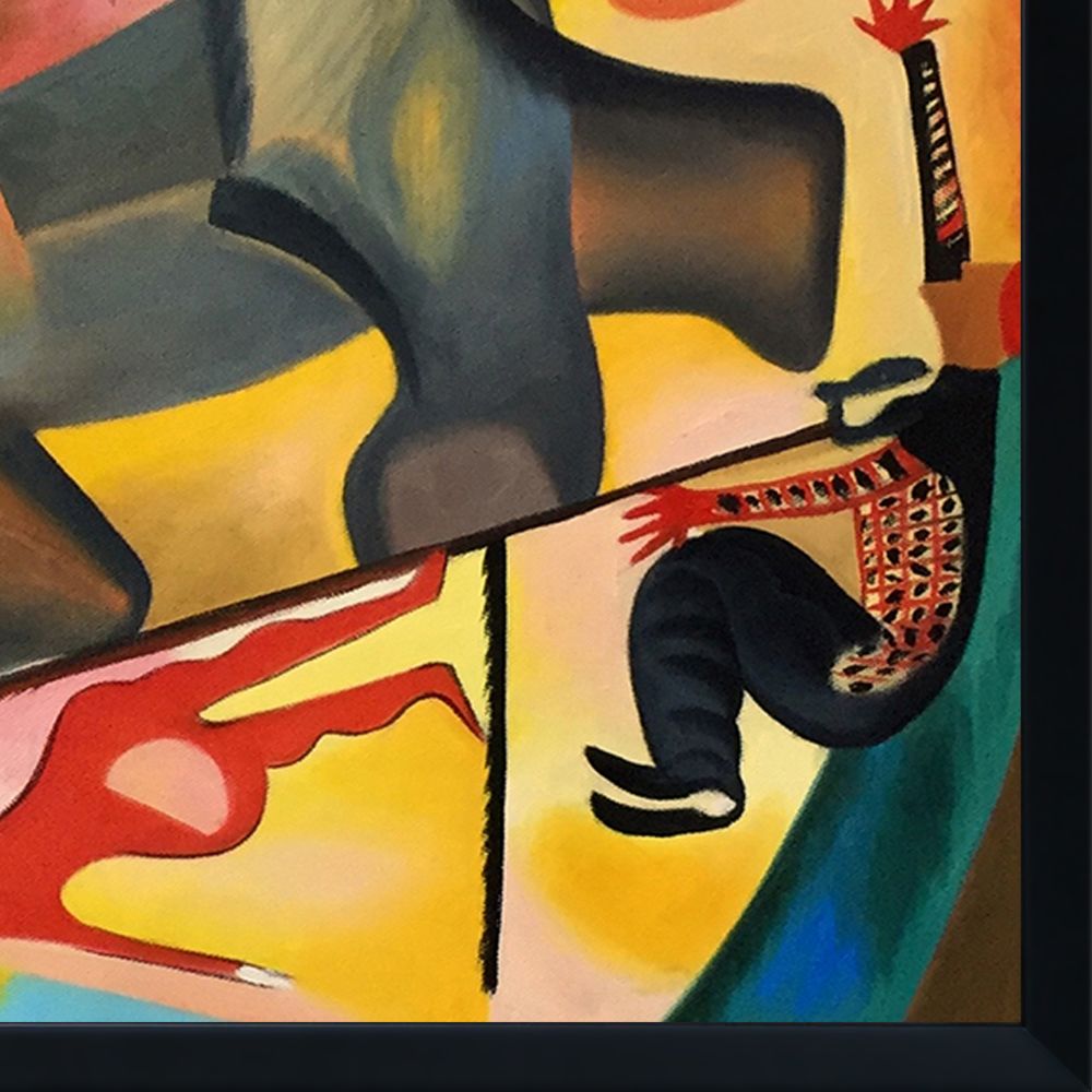 The Elephant Pre-framed - Studio Black Wood Frame 20"X24"