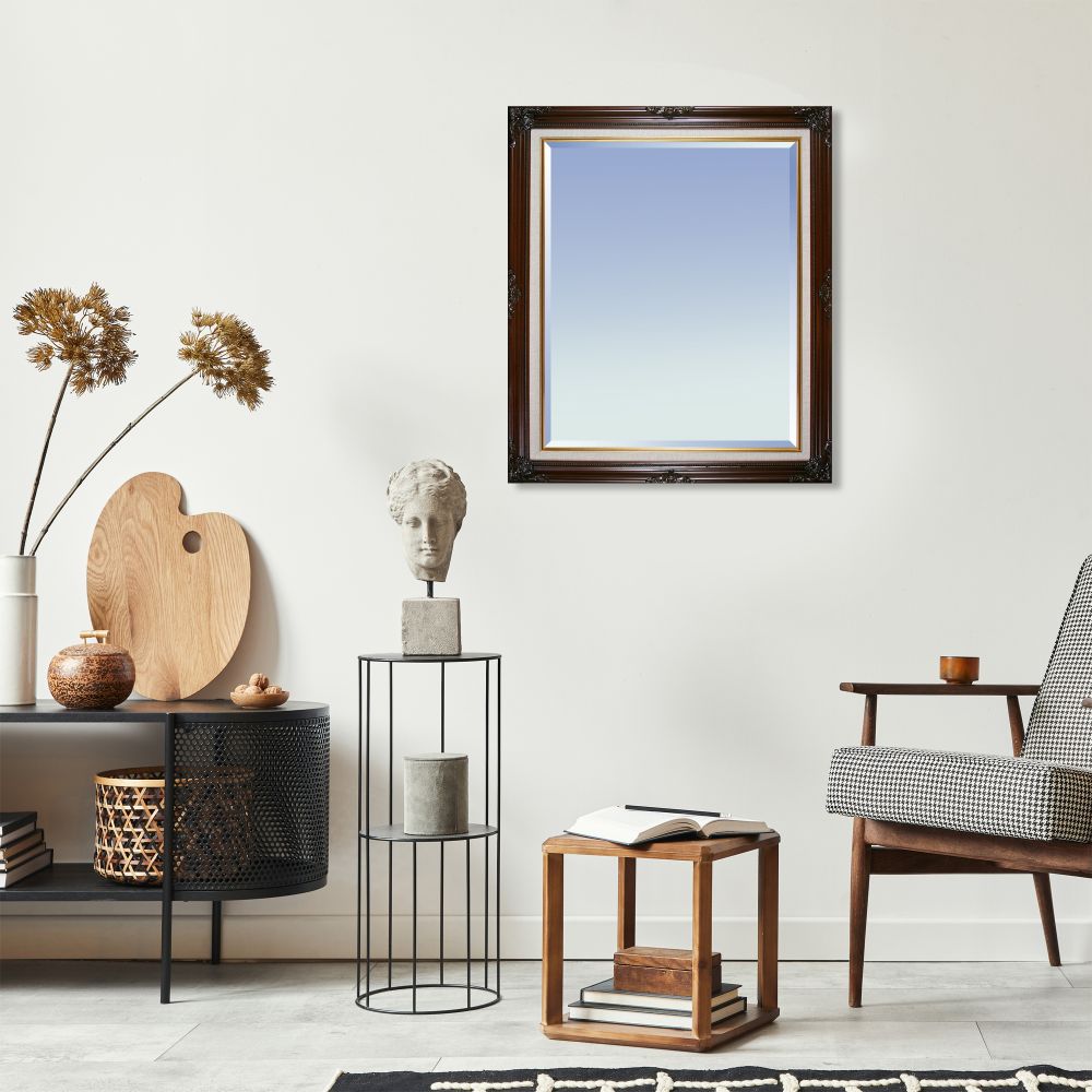 Vintage Cherry Framed Mirror