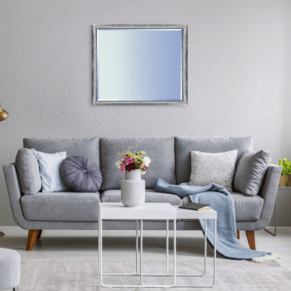 Piccino Luminoso Silver Framed Mirror