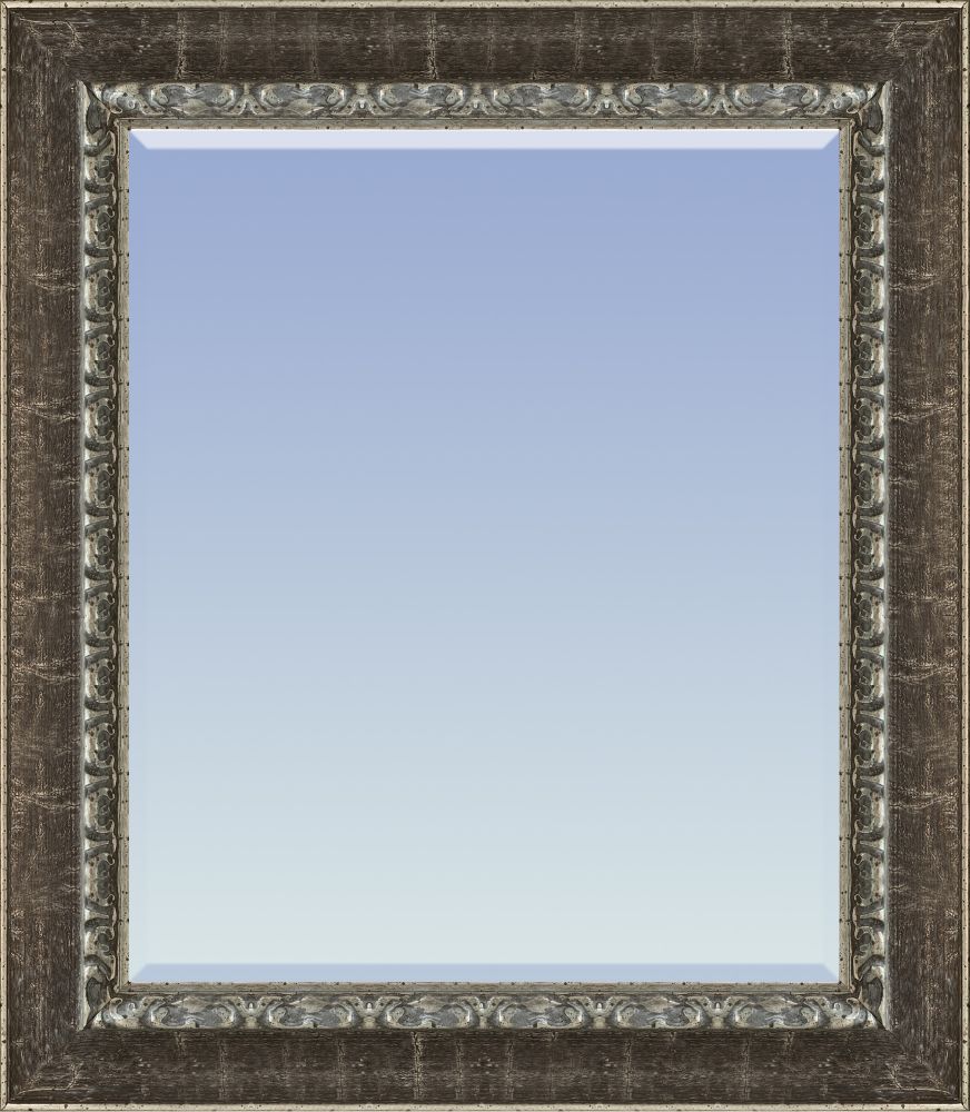 Seasoned Sterling Framed Mirror