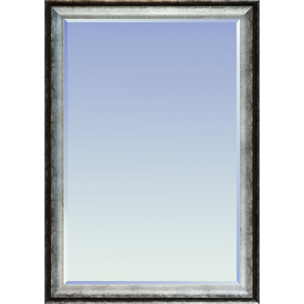 Athenian Distressed Silver Framed Mirror