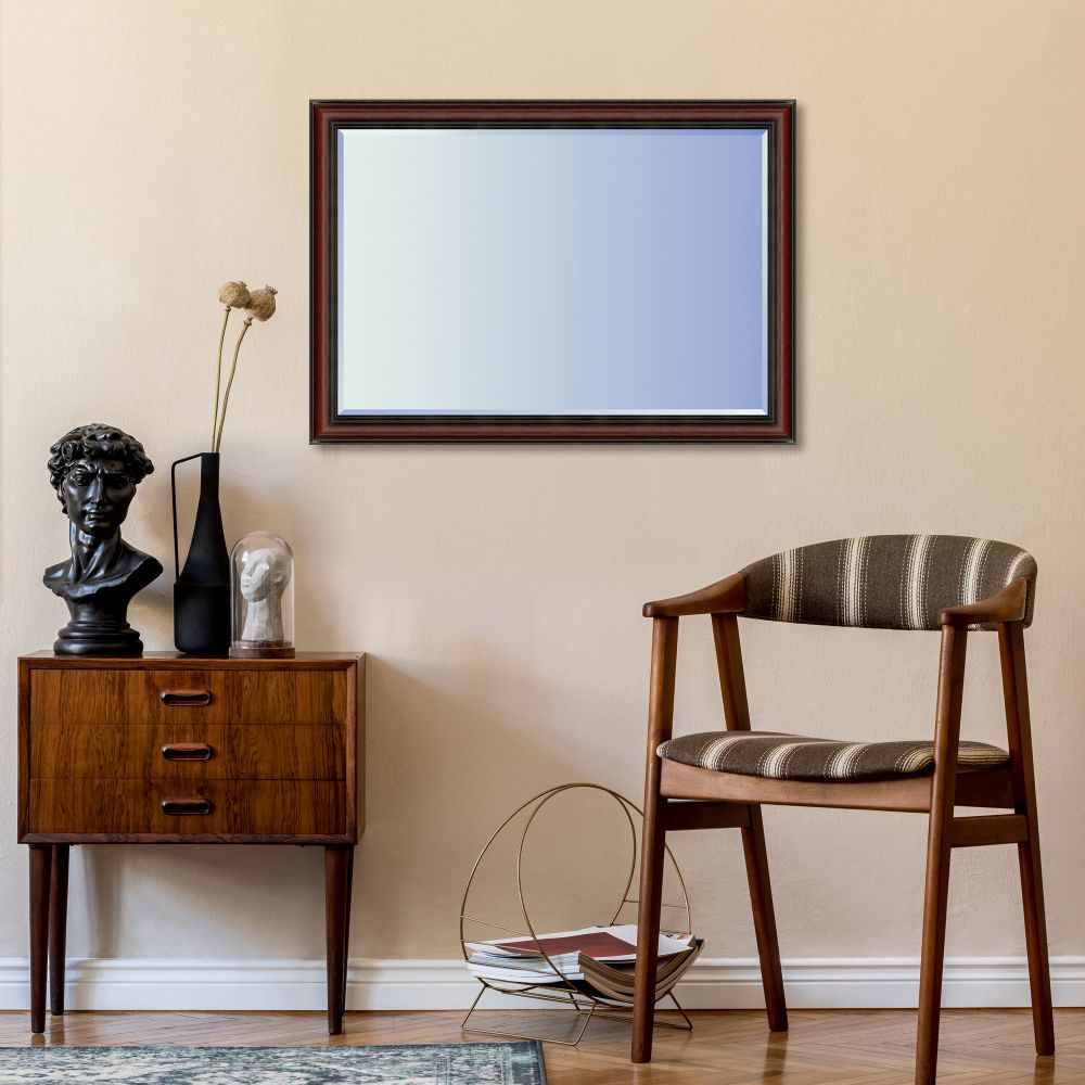 Grecian Wine Framed Mirror