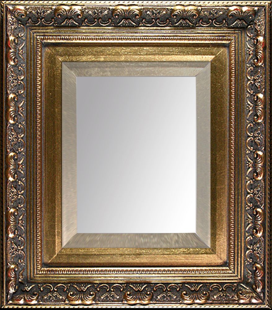 Baroque Antique Gold Framed Mirror