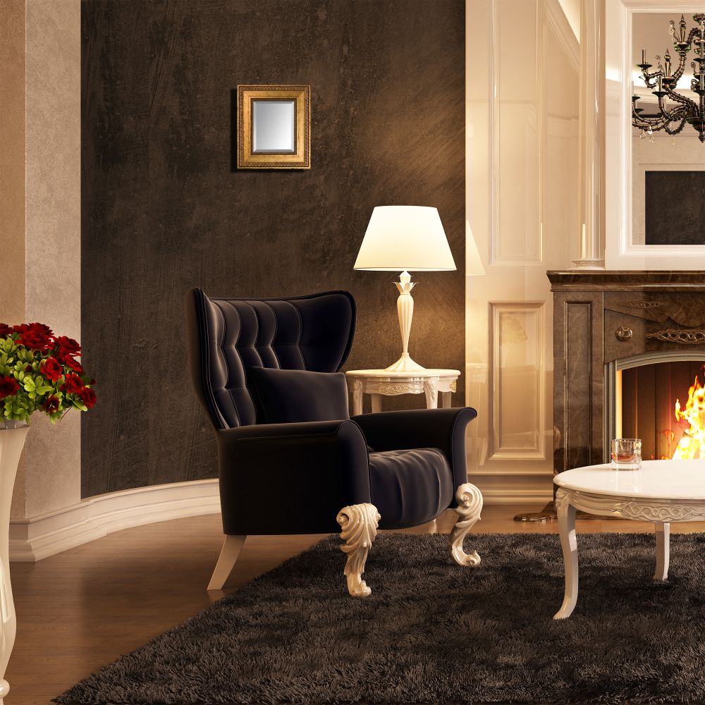 Versailles Gold King Framed Mirror