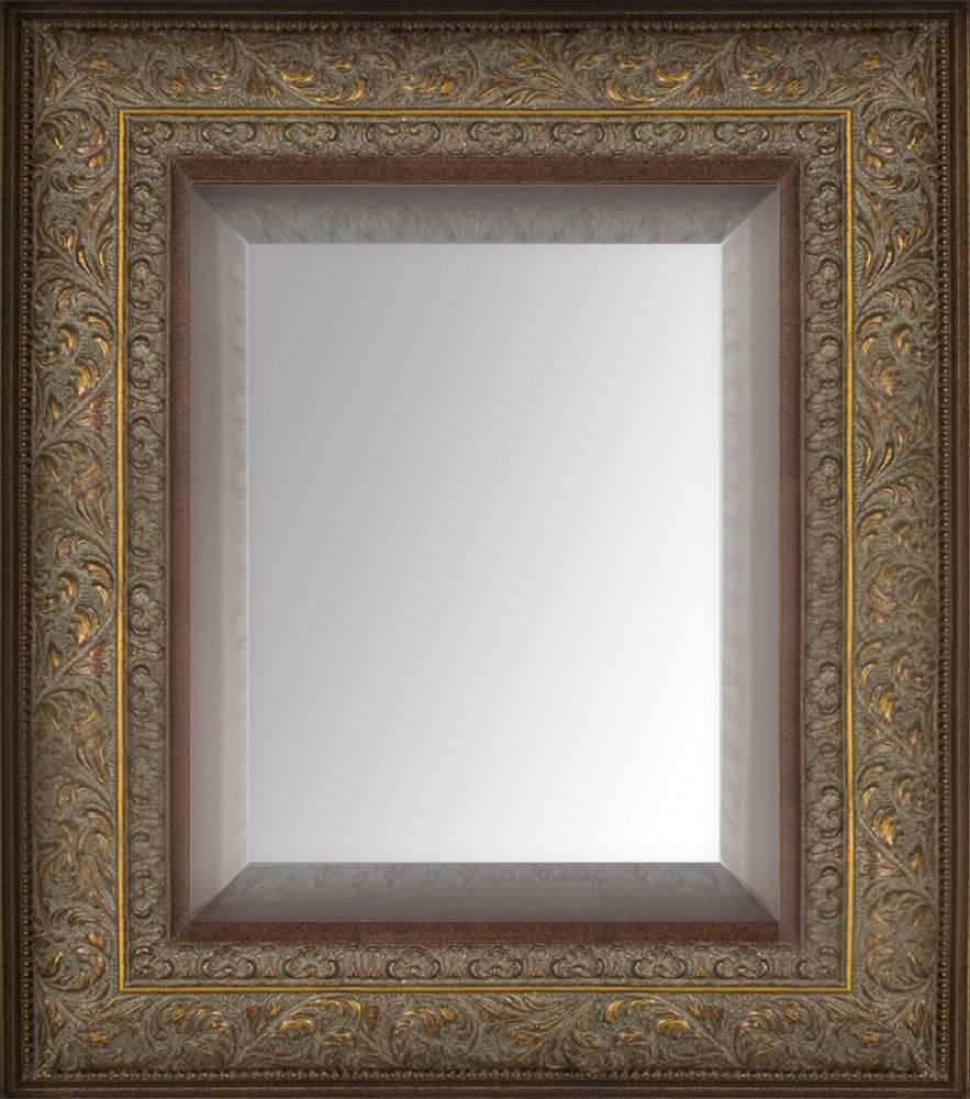 Victorian Bronze Framed Mirror