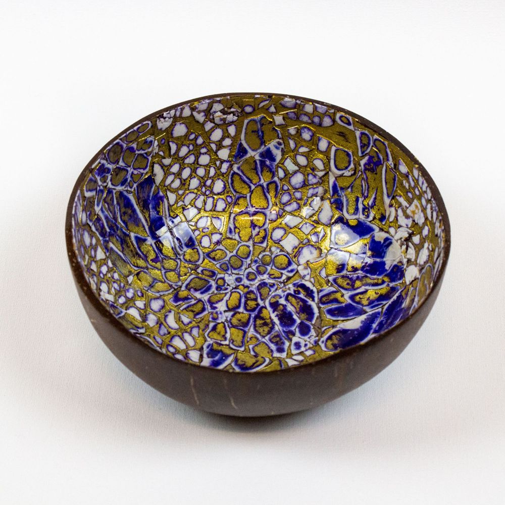 Saphire Sparkle Coconut Bowl