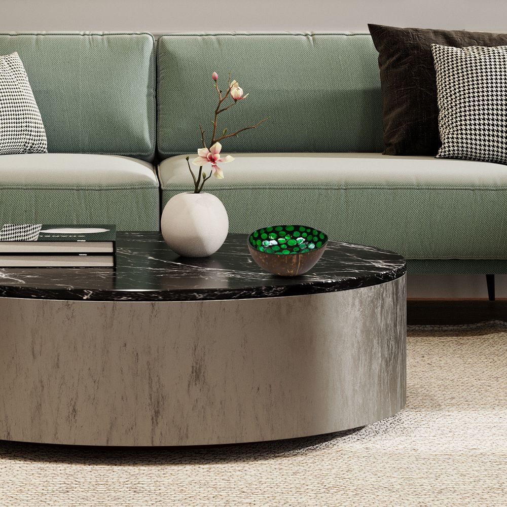 Earthly Green Coconut Bowl