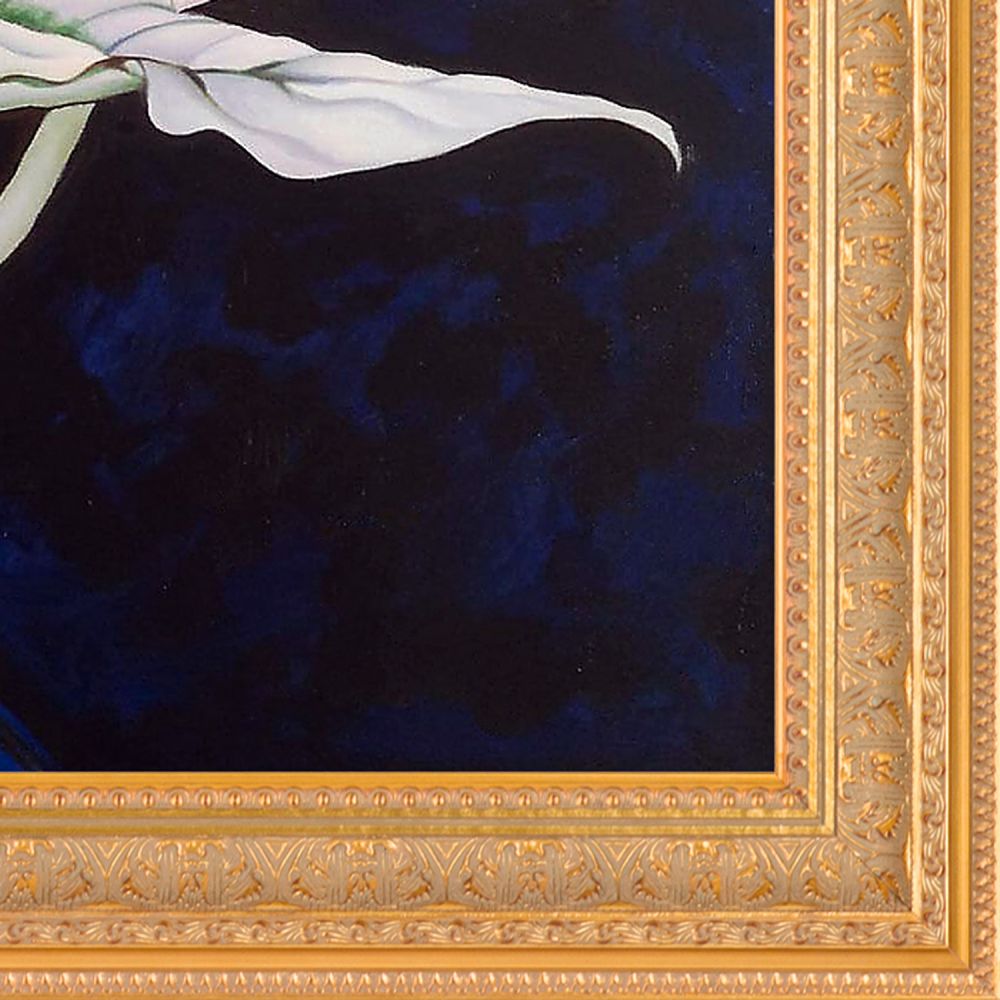 Calla Lilies (Bert Savoy) Pre-framed - Sovereign Frame 20" X 24"