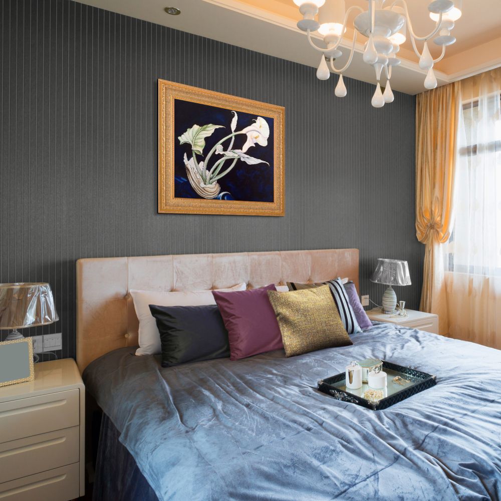 Calla Lilies (Bert Savoy) Pre-framed - Sovereign Frame 20" X 24"