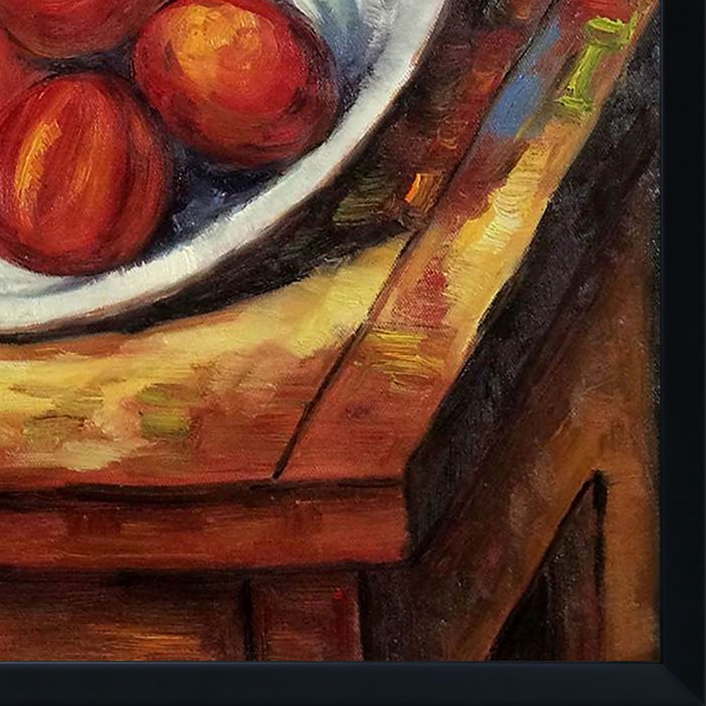 Bricoo, Bicchiere e Piato Pre-framed - Studio Black Wood Frame 20"X24"