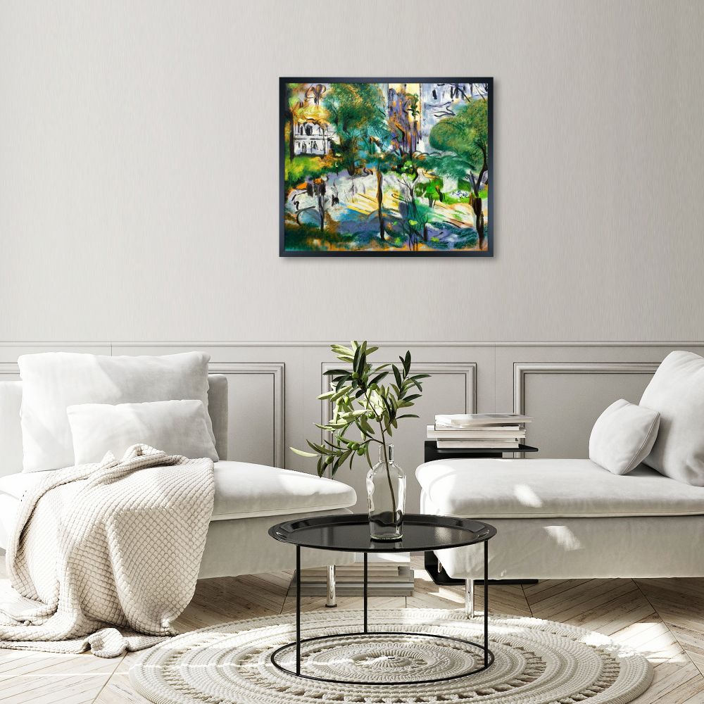 Berlioz Park Pre-framed - Studio Black Wood Frame 20"X24"