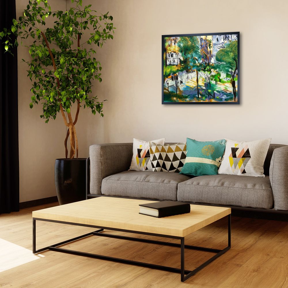 Berlioz Park Pre-framed - Studio Black Wood Frame 20"X24"