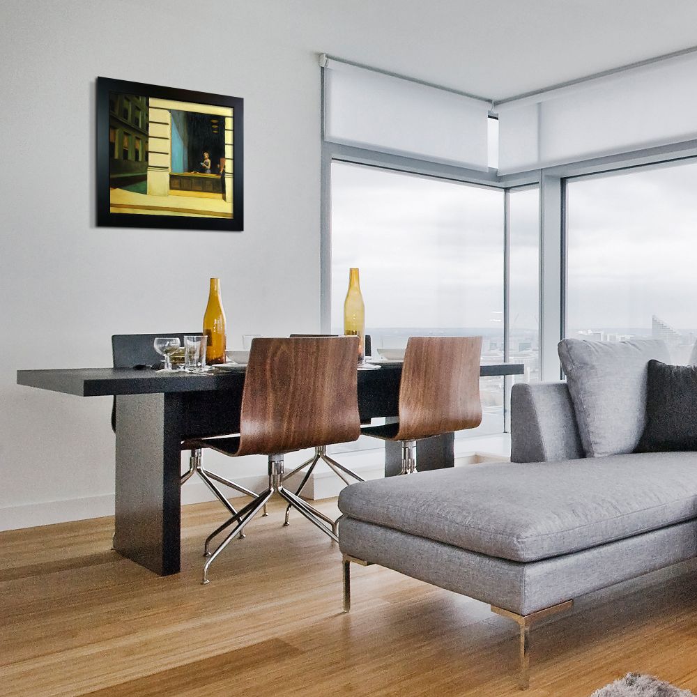 New York Office, 1962 Pre-framed - New Age Black Frame 20"X24"