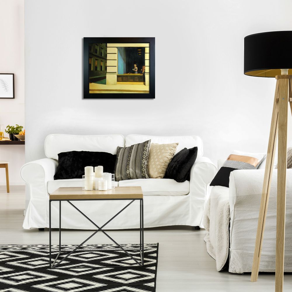 New York Office, 1962 Pre-framed - New Age Black Frame 20"X24"