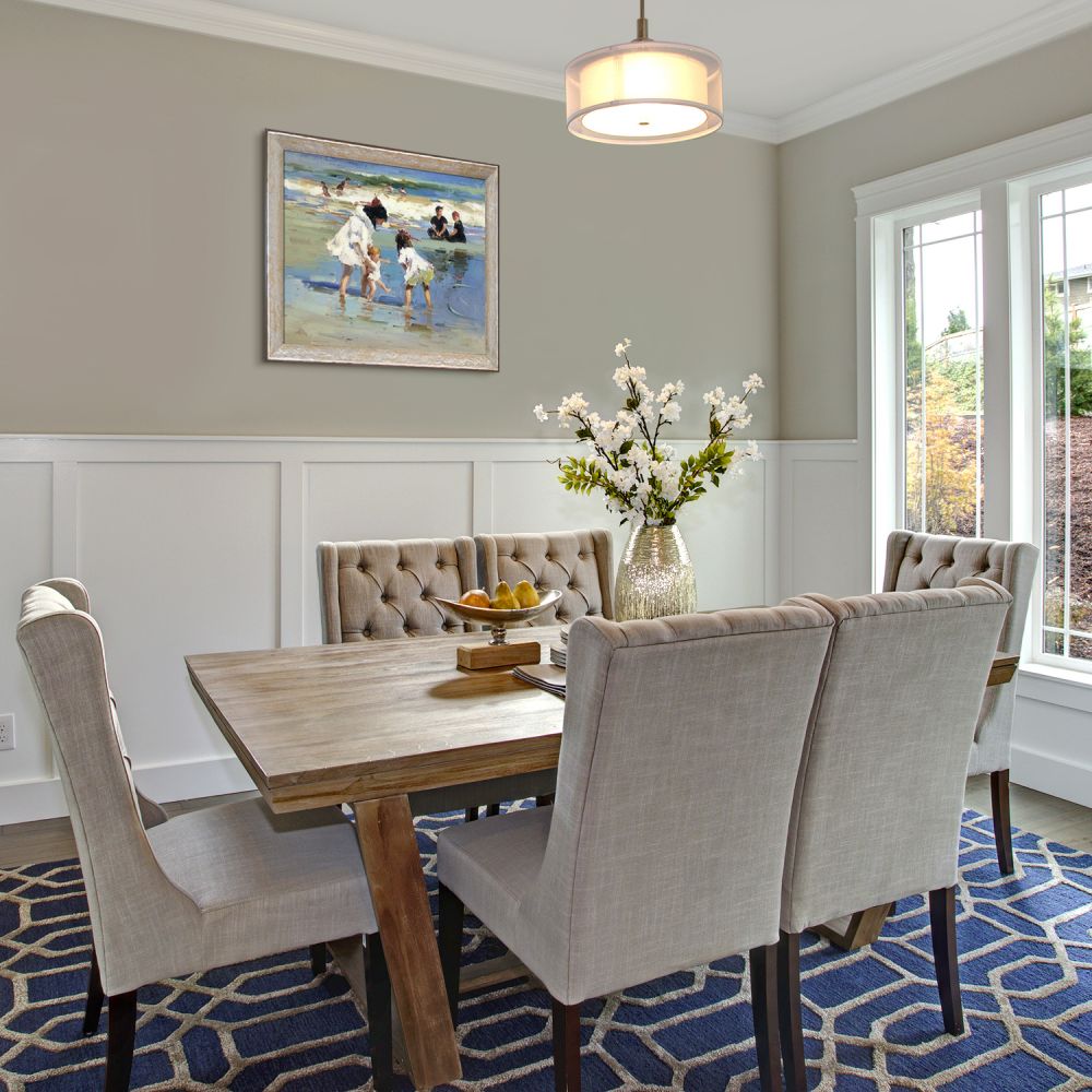 Children Playing at the Seashore