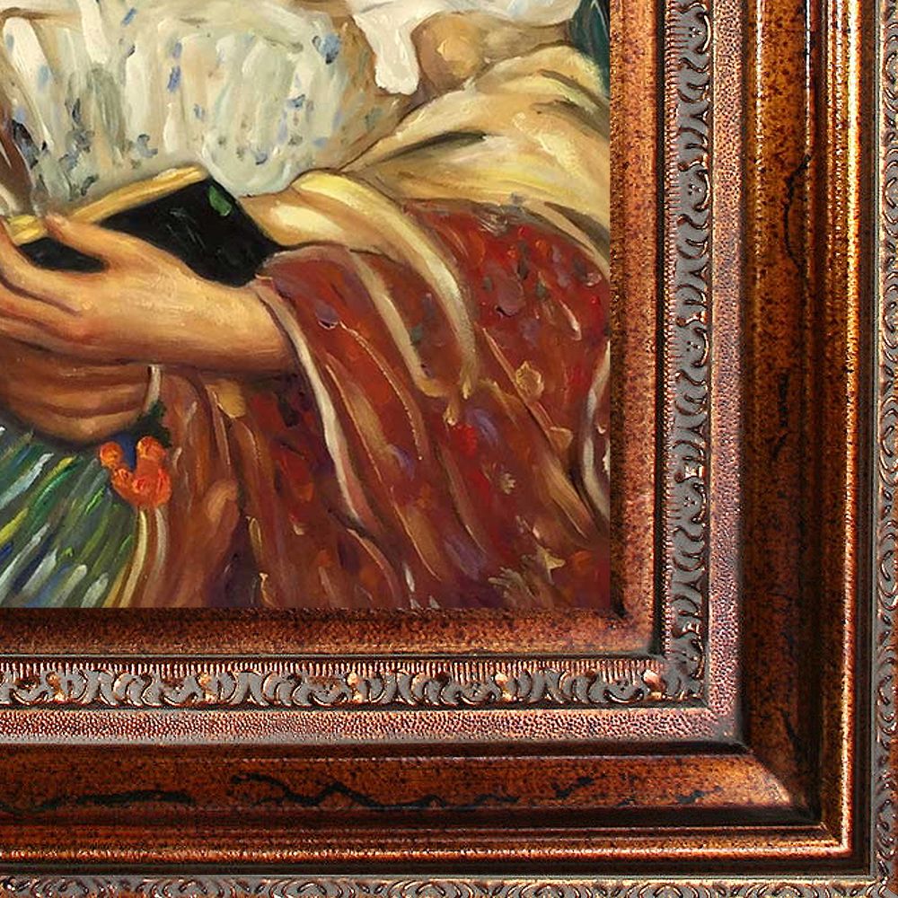 Nasturtiums Pre-framed - Mediterranean Bronze Frame 20"X24"