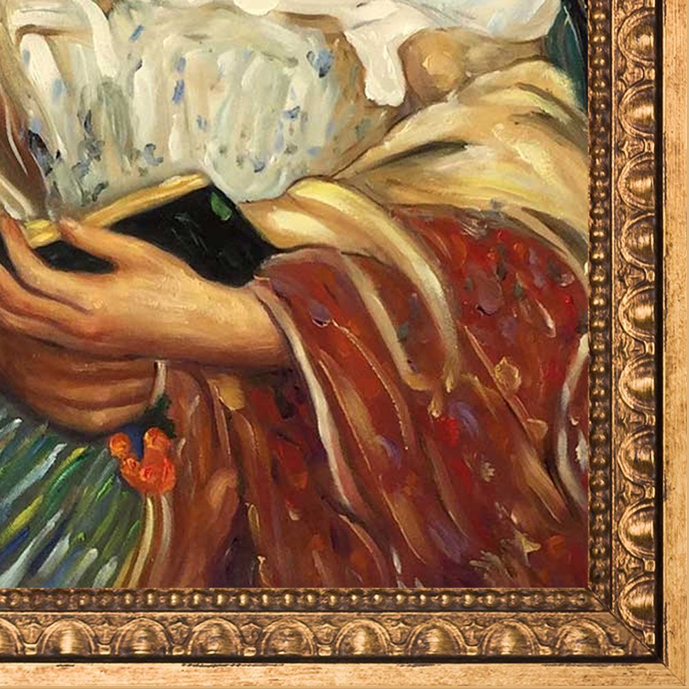 Nasturtiums Pre-framed - Versailles Gold Frame 20" X 24"