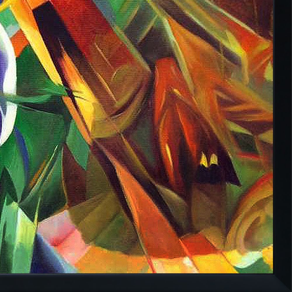 Fate of the Animals Pre-framed - Studio Black Wood Frame 20"X24"