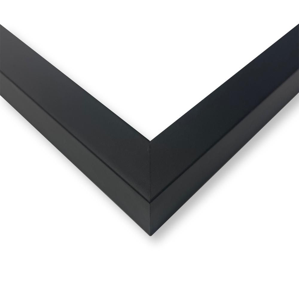 A Bust of an Old Man Pre-framed - Studio Black Wood Frame 20"X24"