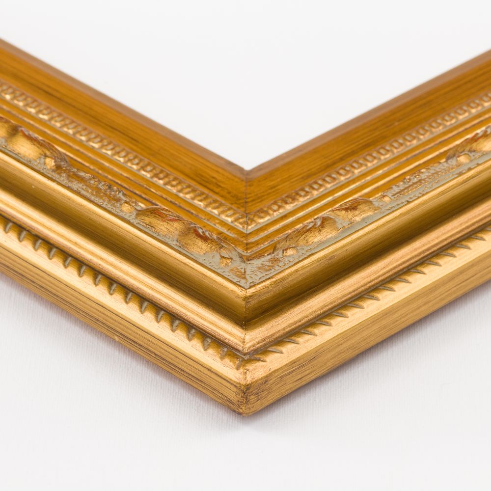 Snap the Whip Pre-Framed - Baroque Antique Gold Frame 24X36