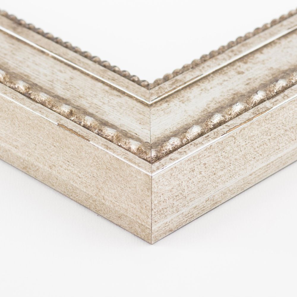 Branches of an Almond Tree in Blossom, Ruby Red Pre-Framed - Versailles Silver King Frame 8" X 10"