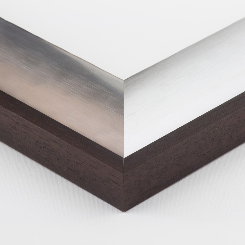 Terrace of a Cafe on Montmartre - Magnesium Silver Frame 20" X 24"