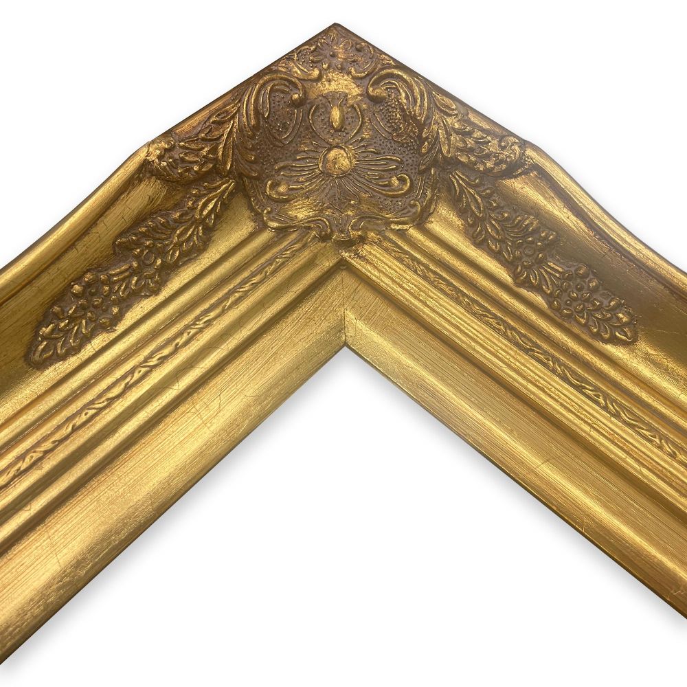 Garden Path at Giverny Pre-Framed - Victorian Gold Frame 20"X24"