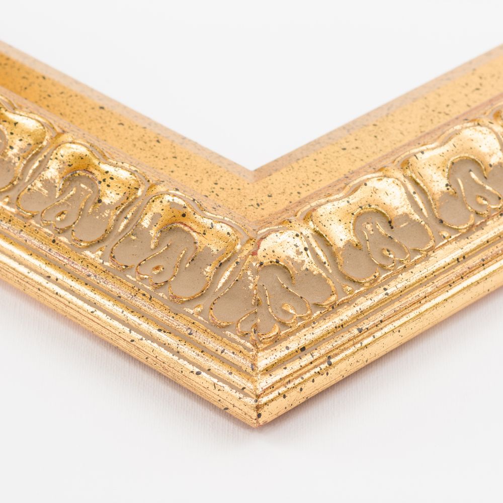 Discarded Roses Pre-Framed - Elegant Gold Frame 24"X36"