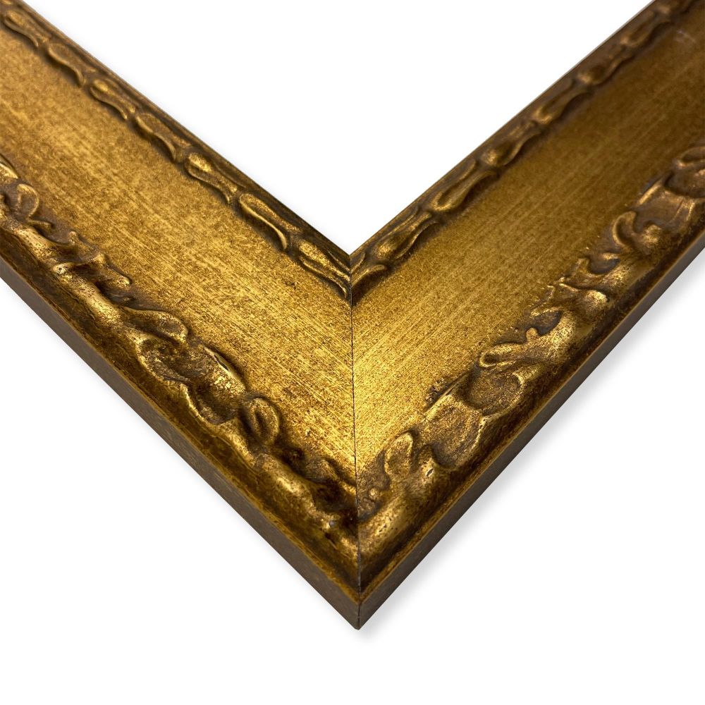 Peacock and Peacock Butterfly, 1917 Pre-Framed - Verona Gold Braid Frame 30"X40"