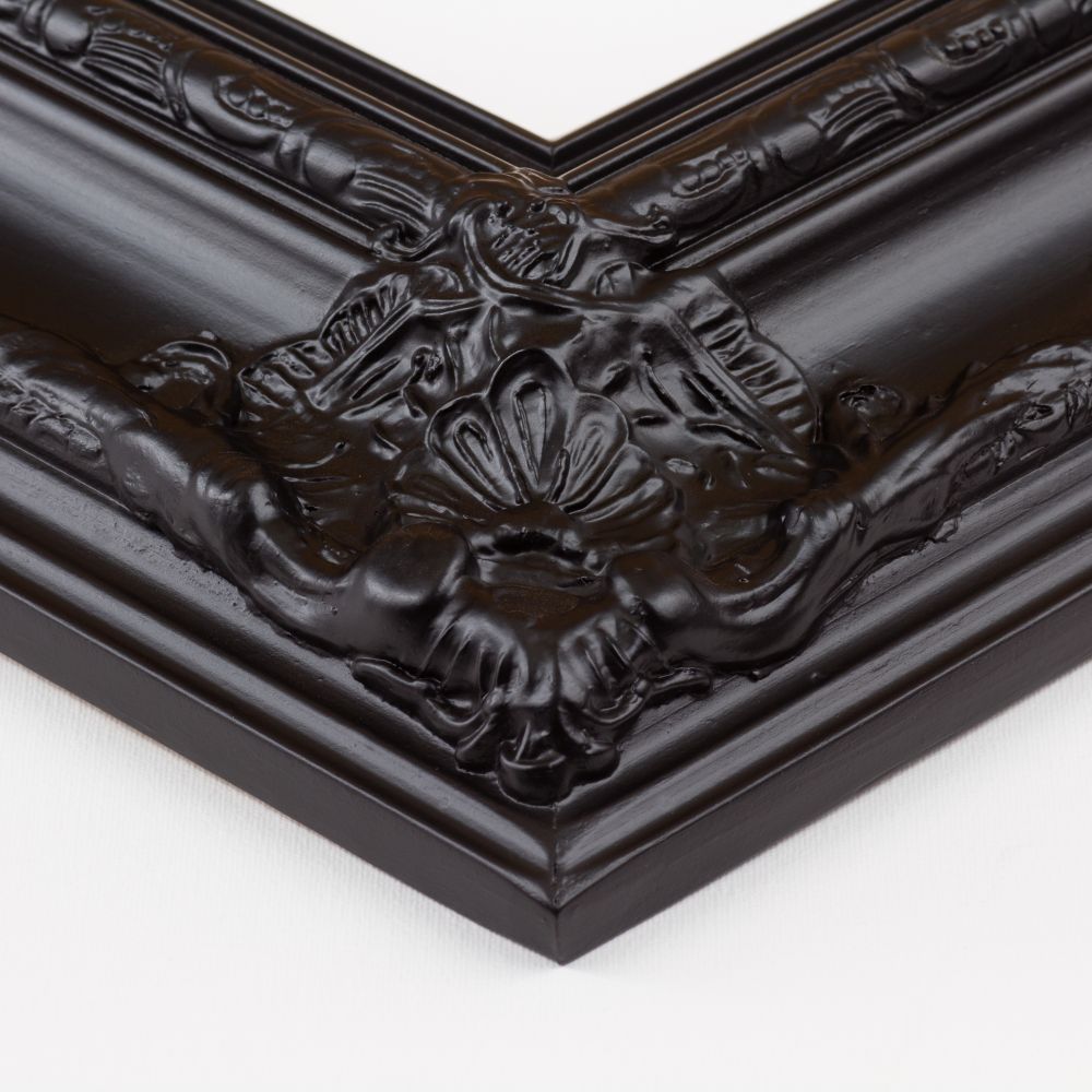 Annunciation Cestello (detail) Pre-Framed - Spaniard Black King Frame 20