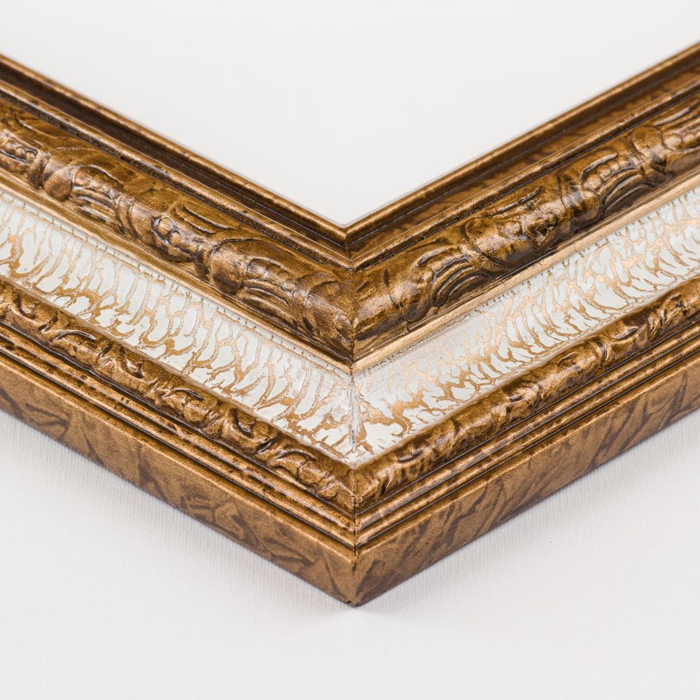 The Large Poplar II (Gathering Storm) Pre-Framed - Tuscan Crackle Frame 20"X24"