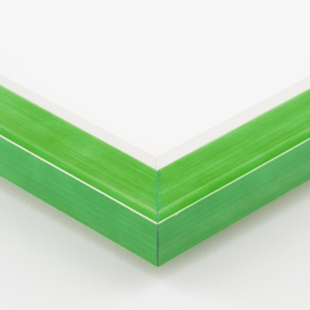 Jubilee Green with Studio White Custom Stacked Frame 20" X 24"