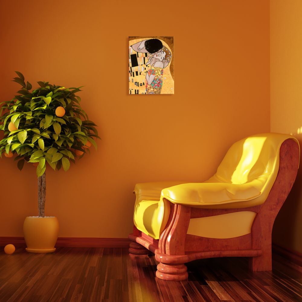 The Kiss Wall Accent Tile (felt back)