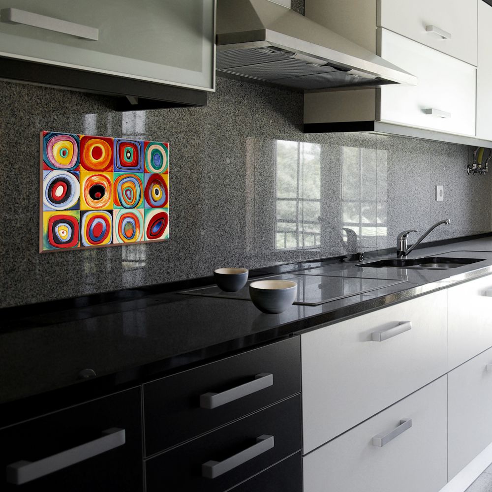 Farbstudie Quadrate Accent Tile (felt back)