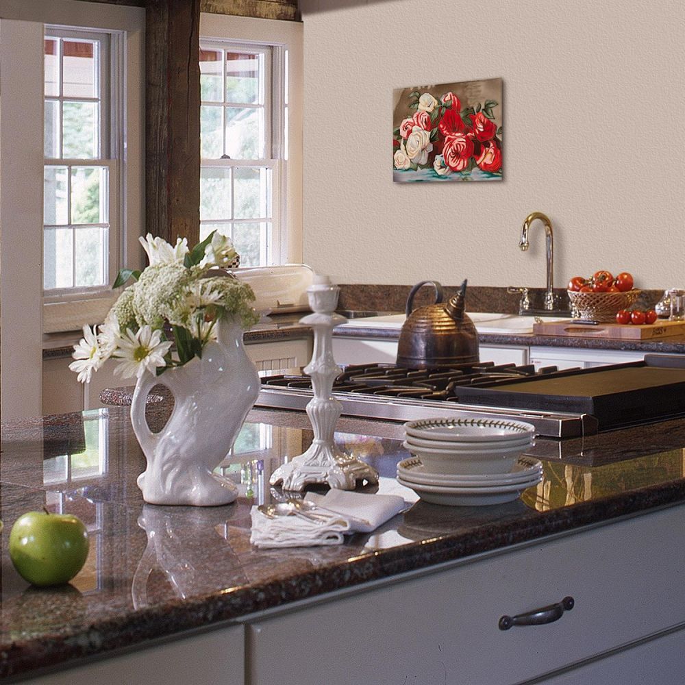 Discarded Roses Accent Tile (felt back)