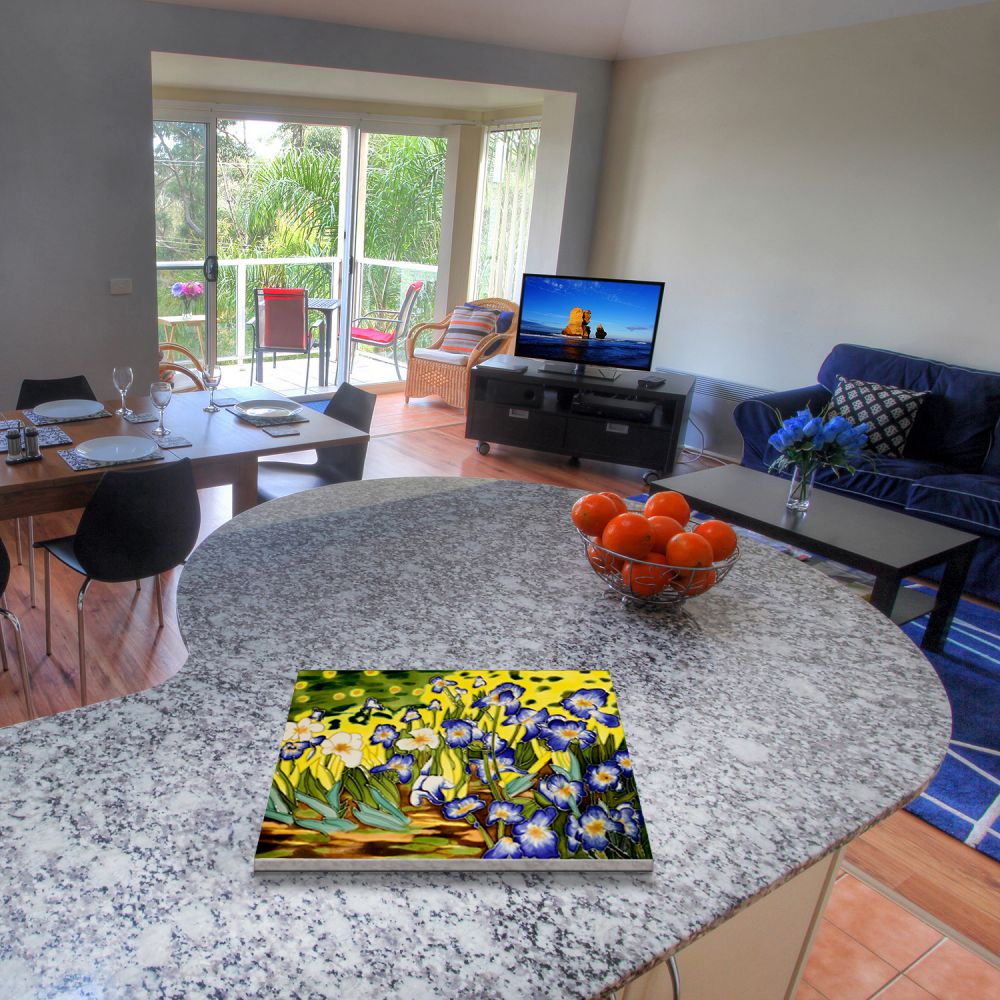 Irises Accent Tile (felt back)