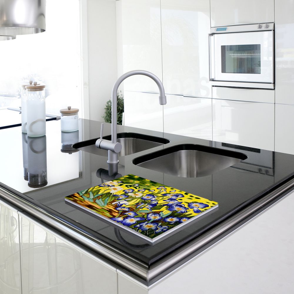 Irises Accent Tile (felt back)