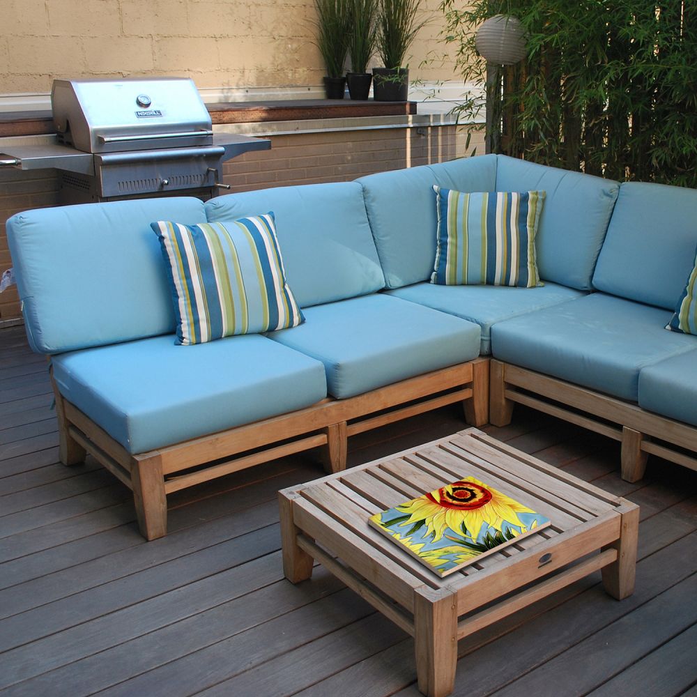 Sunflowers (detail) Accent Tile (felt back)