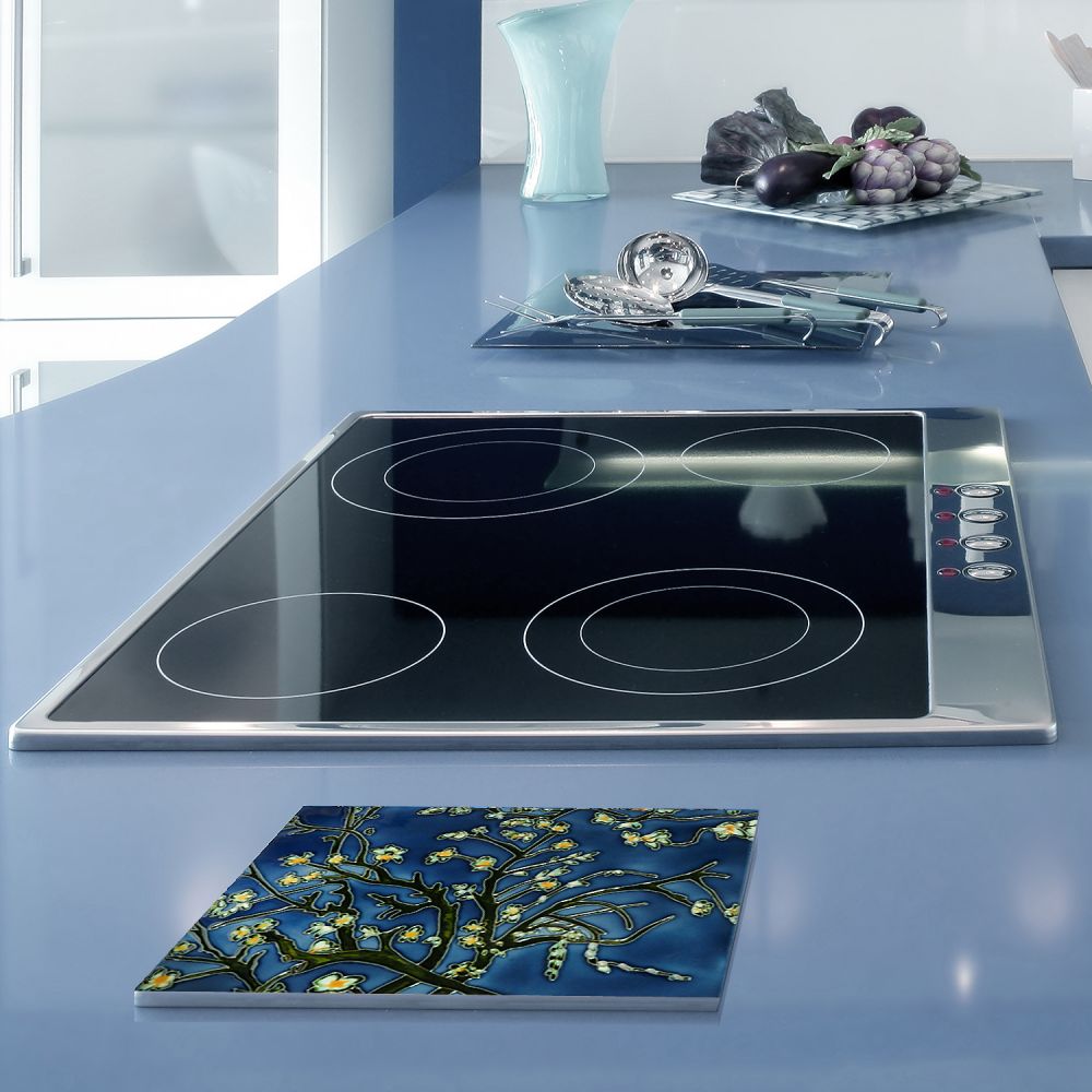 Branches of an Almond Tree Accent Tile (felt back)