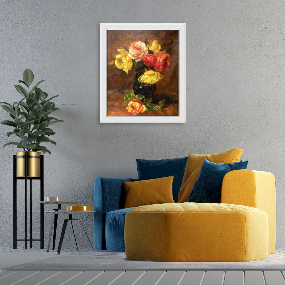 White and Pink Roses