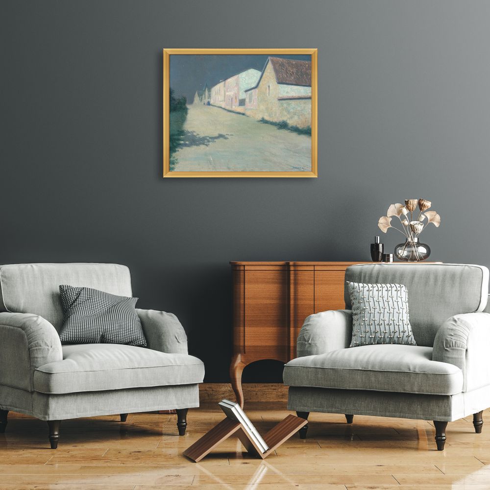 Evening in Giverny Pre-framed - Piccino Luminoso Frame 20" X 24"