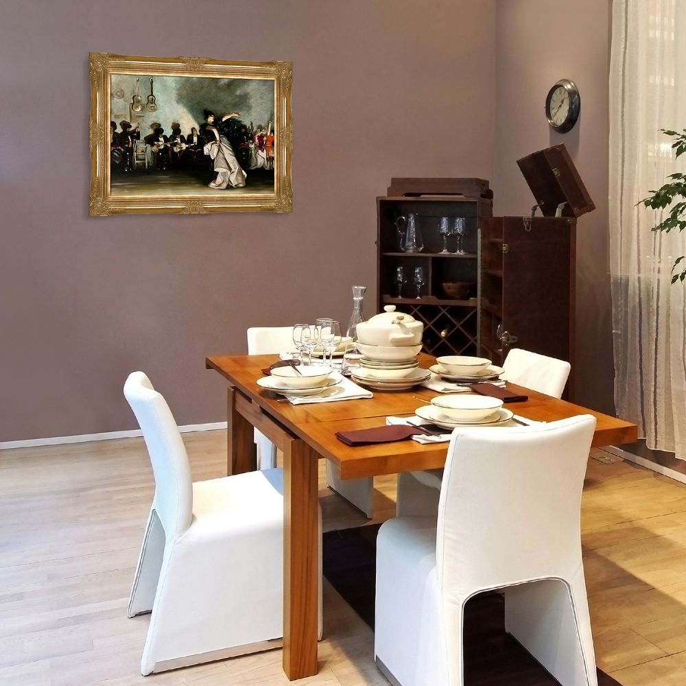 El Jaleo Pre-Framed - Victorian Gold Frame 24"X36"