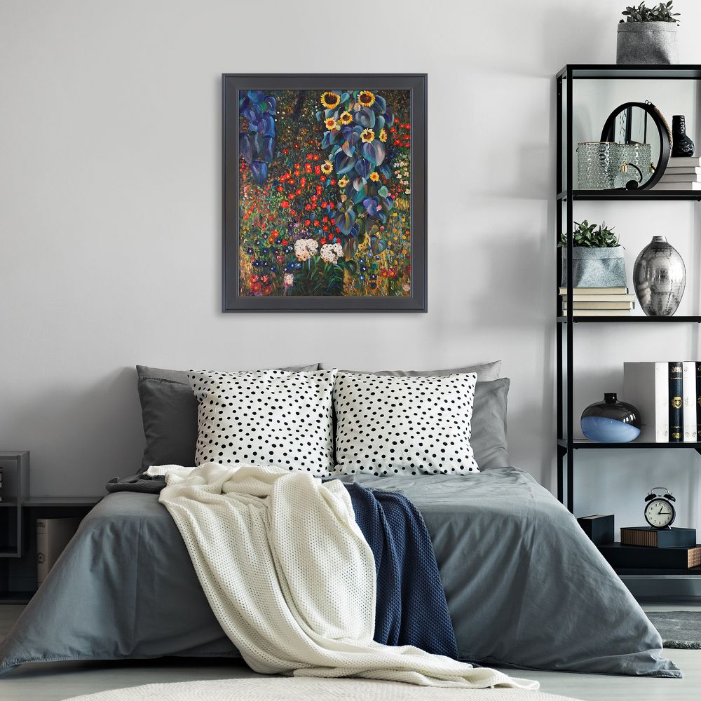 Farm Garden with Sunflowers