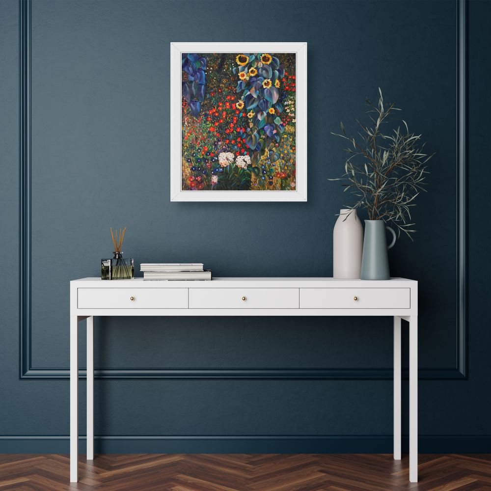 Farm Garden with Sunflowers